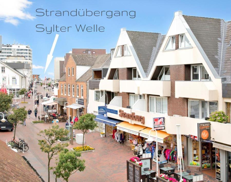 Erleben Sie Ihren Urlaub Im Zentral Gelegenen Apartmenthaus Strandburg Im Herzen Von Westerland 1 Eksteriør billede